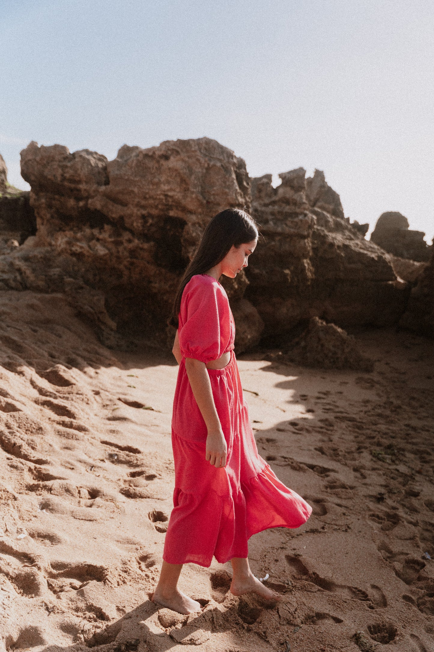 COMES IN WAVES FUCHSIA - MIDI