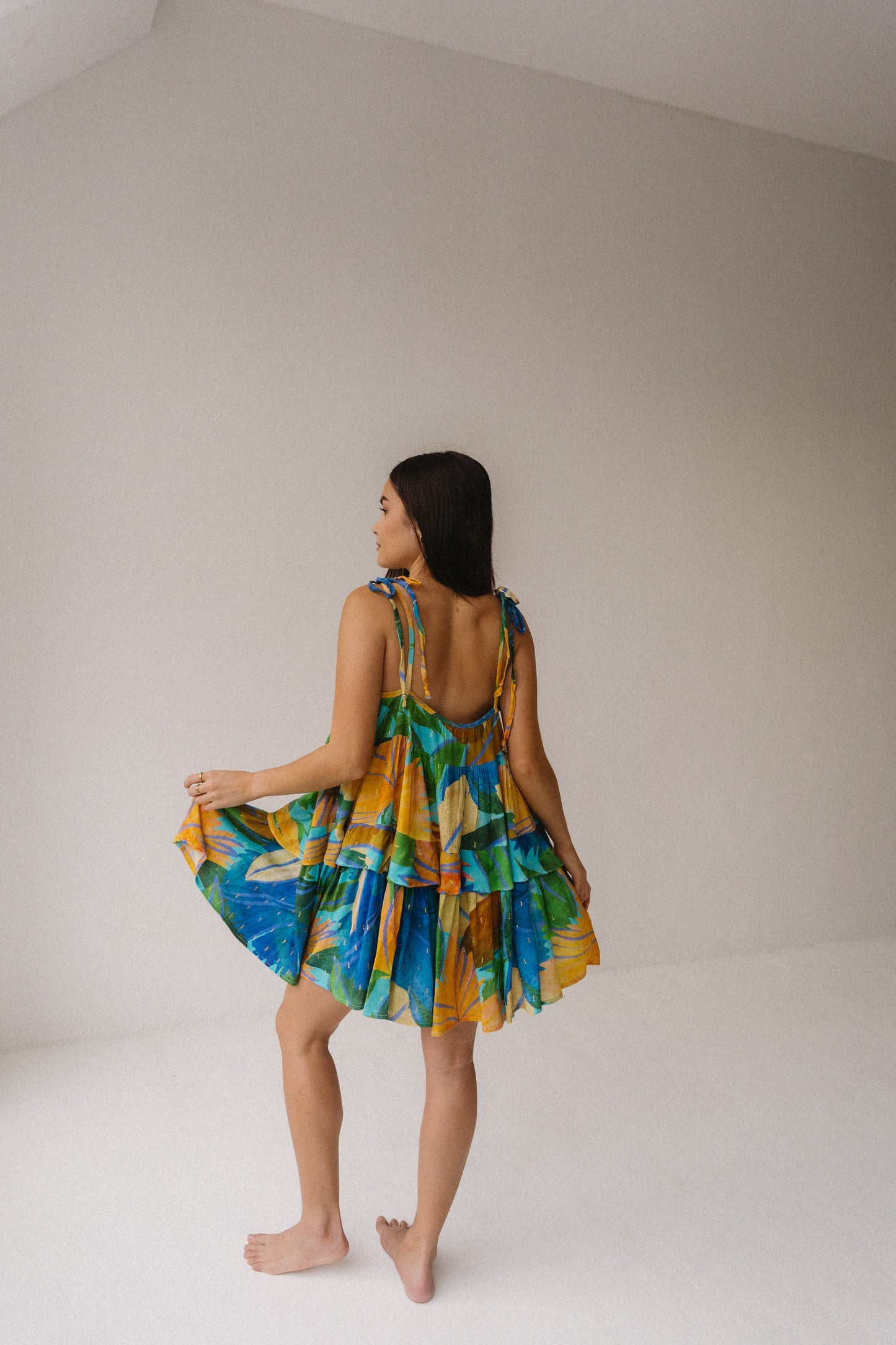 The Bali Dress in Sea Glow