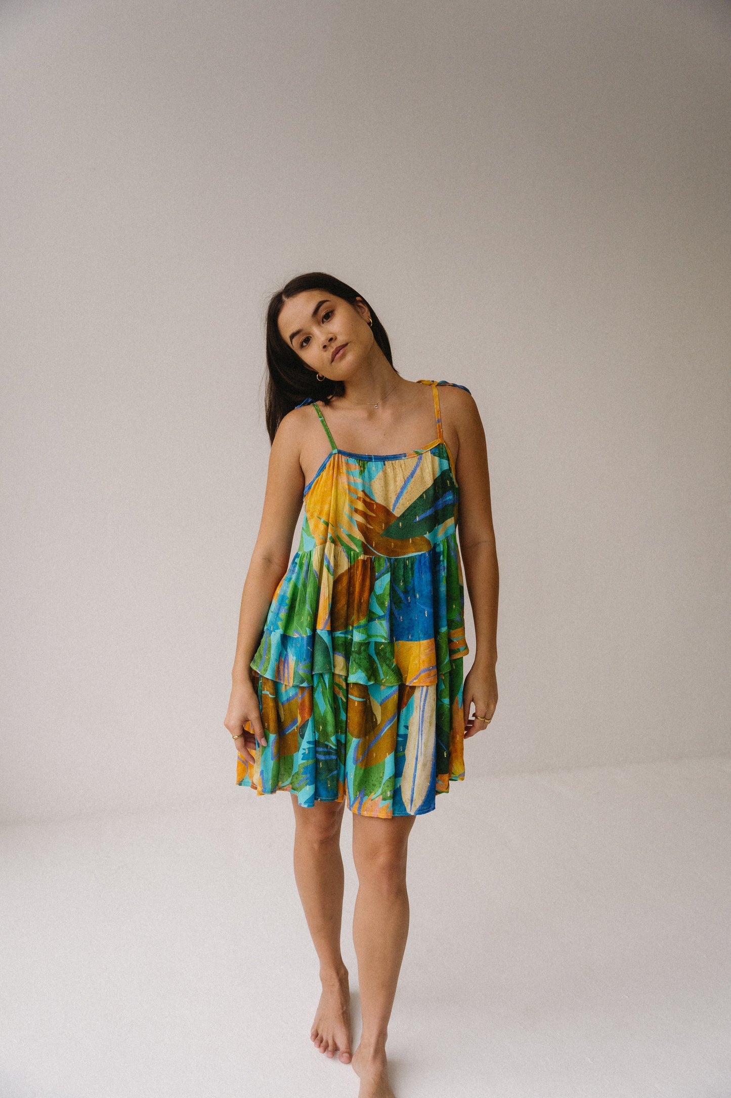 The Bali Dress in Sea Glow